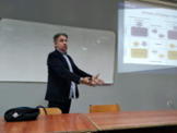 Seminar at the University of Tirana by Carlos Juiz