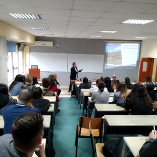 Seminar at the University of Tirana by Carlos Juiz