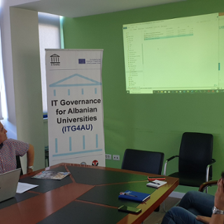 EUT team working on their IT governance framework